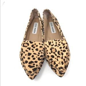Steve Madden Calf Hair Loafer Leopard